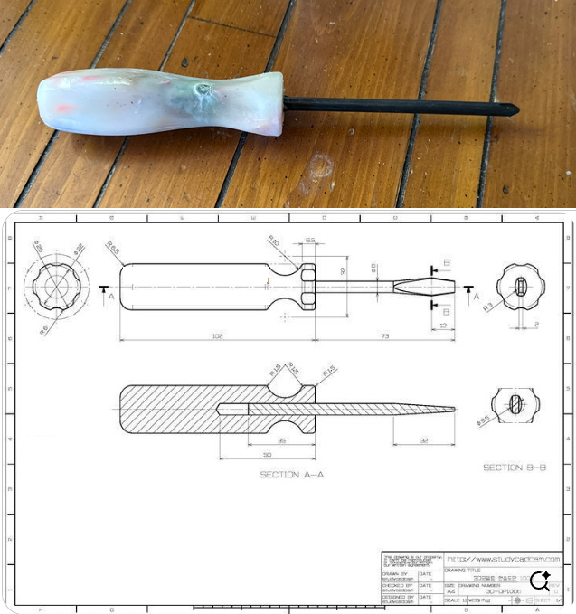 Injection-Molded Screwdriver