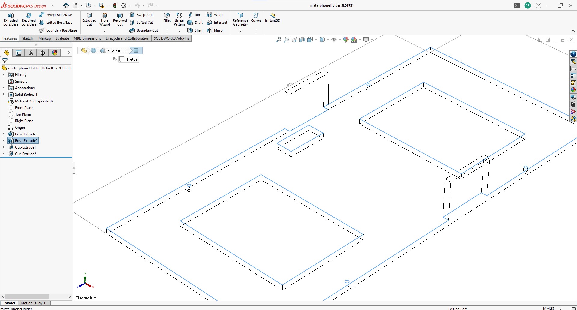 Phone Holder - CAD Design & Additive Manufacturing